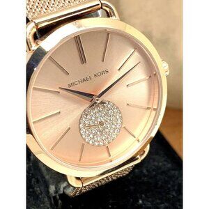 Michael Kors Women's Watch MK3845 Portia Quartz 37mm Rose Gold Stainless…